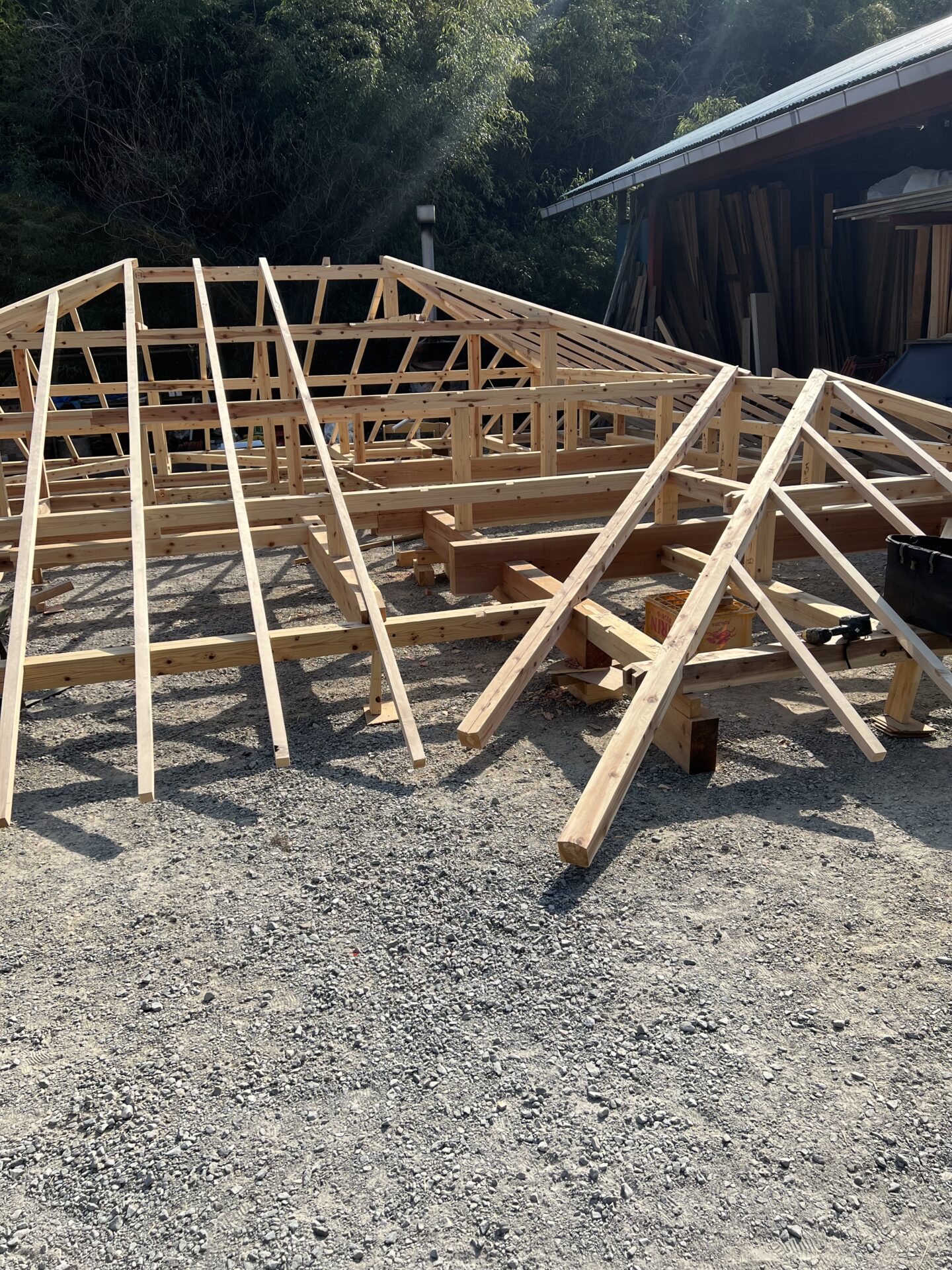 仮小屋組２