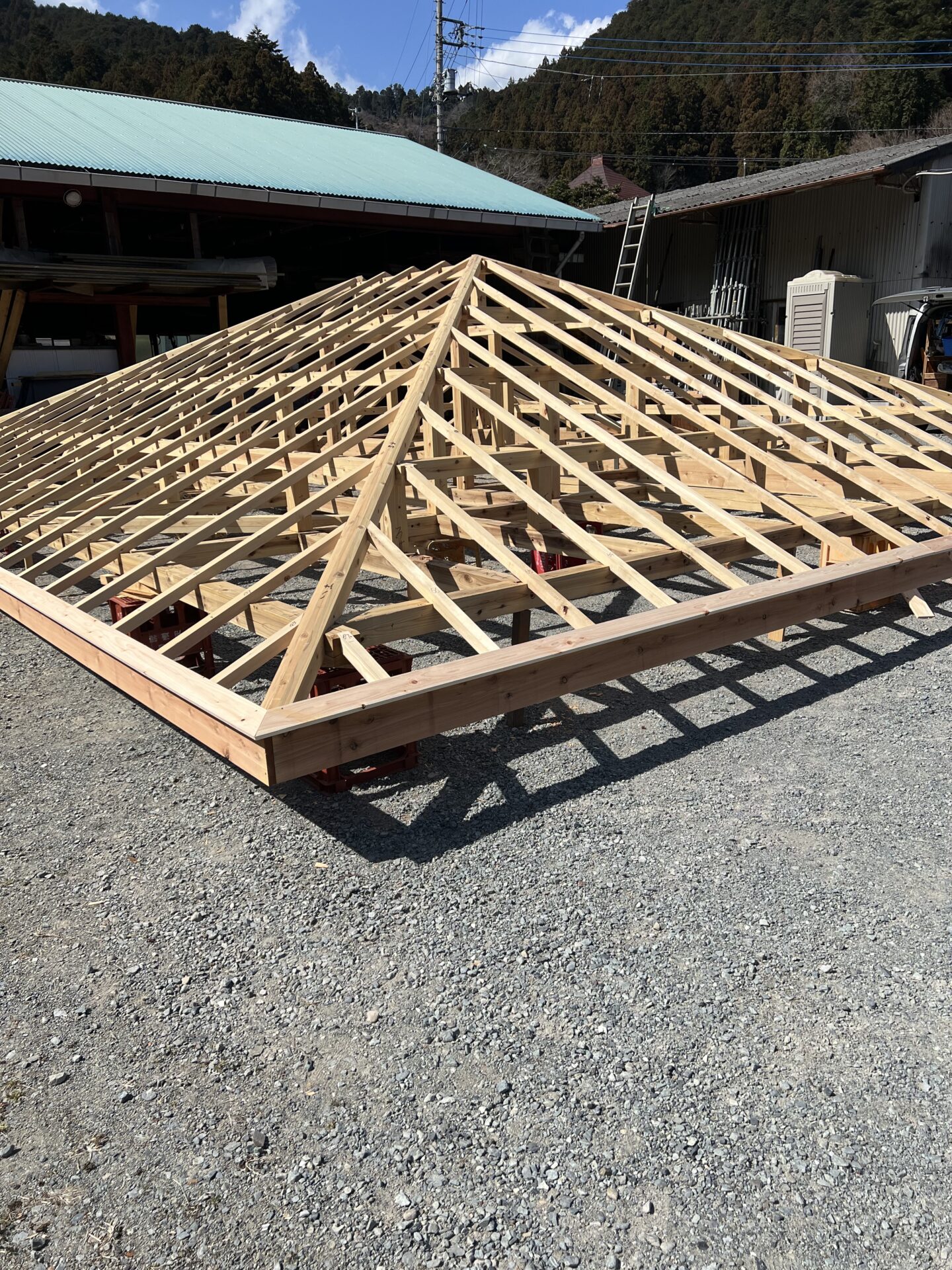仮小屋組３